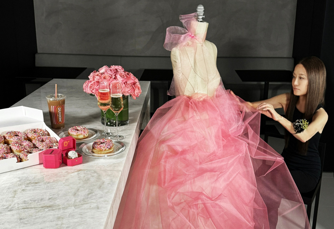 Vera Wang partners with DUNKIN’® to Pop The Question with "I Dough"